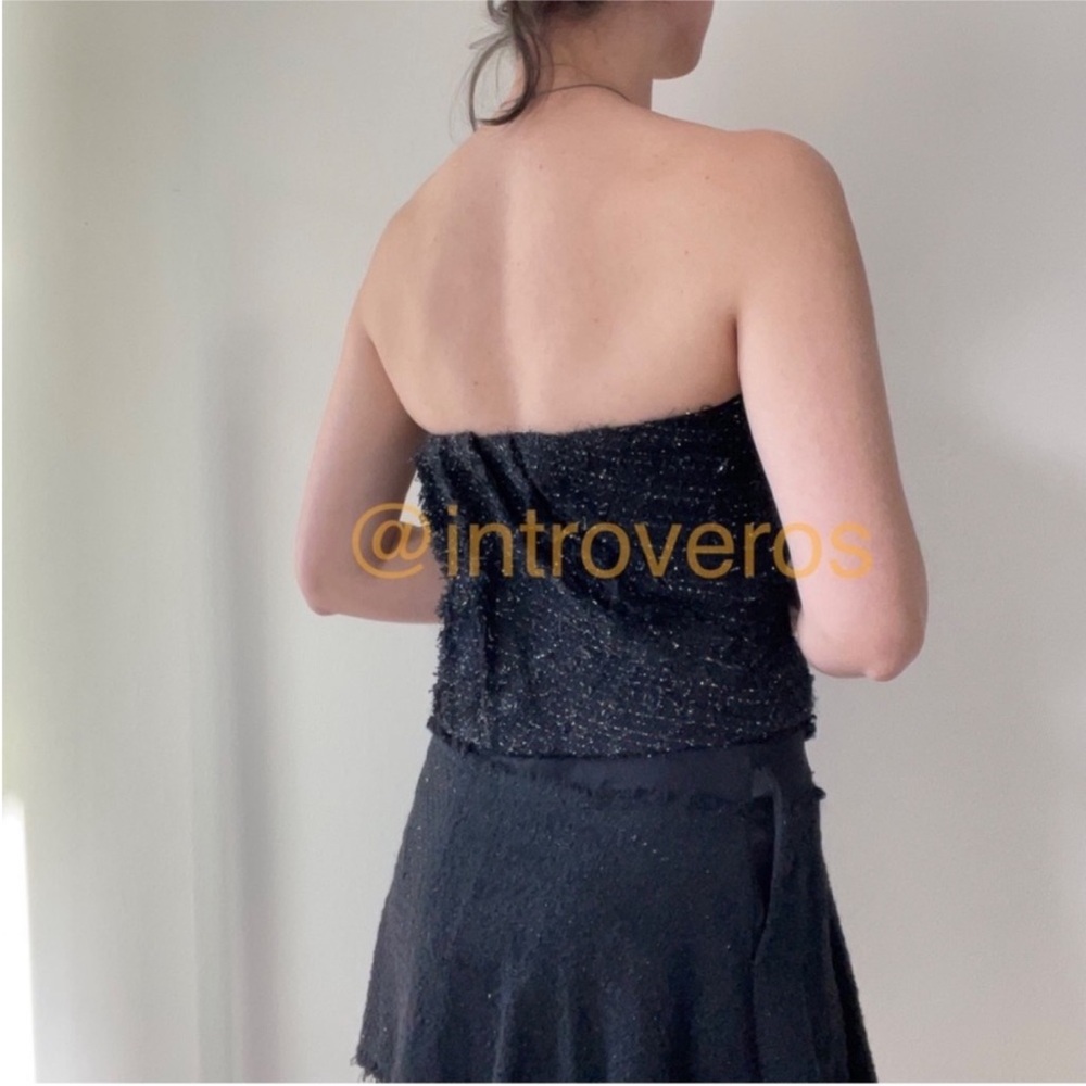 ZARA Sparkly Bustier Top Limited Edition size M - Picture 9 of 9